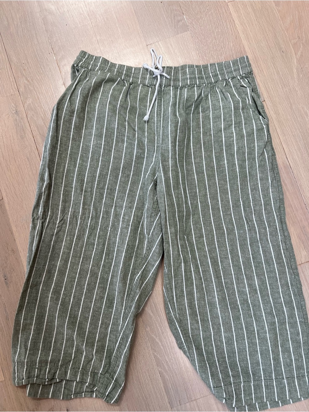 Linen blend women’s large pants